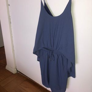 Never worn. Royal blue shortie romper from Essue
